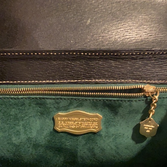 Barry Kieselstein-Cord black handbag with shoulder strap. - Picture 4 of 8